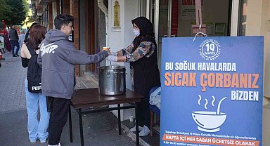 Sabah çorbaları Tepebaşı'ndan