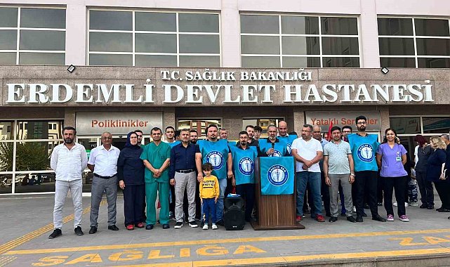 Sağlık-Sen üyelerinden İsrail'e tepki, Filistin'e destek