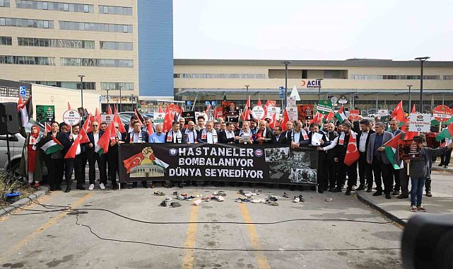 Sağlık-Sen'den "Filistin" için 81 ilde basın açıklaması