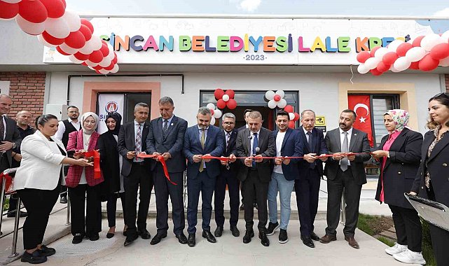 Sincan Belediyesi kreş açılışlarına devam ediyor