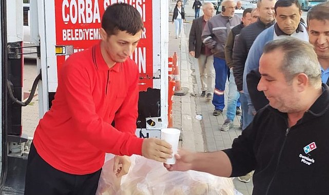 Sincan'da 5 noktada 2 bin 500 kişiye çorba ikramı