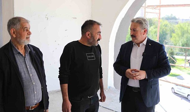 Şirintepe Mahallesi'nin kütüphanesi ve ikinci bahar evi tamamlanmak üzere