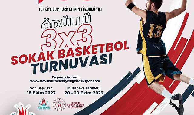 Sokak basketbol turnuvası için müracaatlar başladı