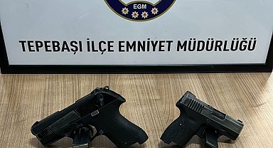 Şüpheli şahıslardan silah ve mermi ele geçirildi