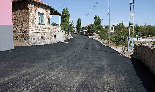 Talas'tan Örencik'e geniş yol