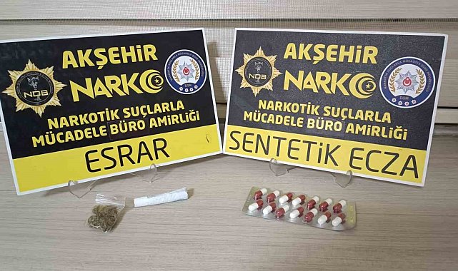 Uyuşturucu taciri yolcu otobüsünde yakalandı