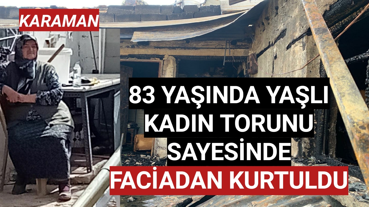 Yaşlı Kadının Hayatını Torunu Kurtardı