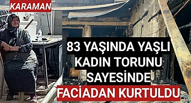 Yaşlı Kadının Hayatını Torunu Kurtardı