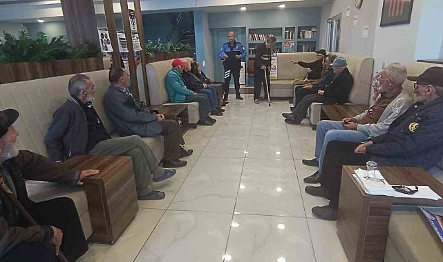 Yaşlı vatandaşlar dolandırıcılara karşı bilgilendirildi