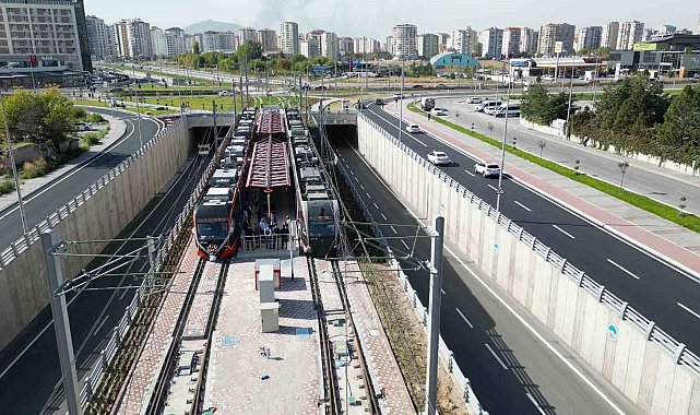 Yeni tramvay hattı ile raylı sistem uzunluğu 46 kilometreye ulaştı