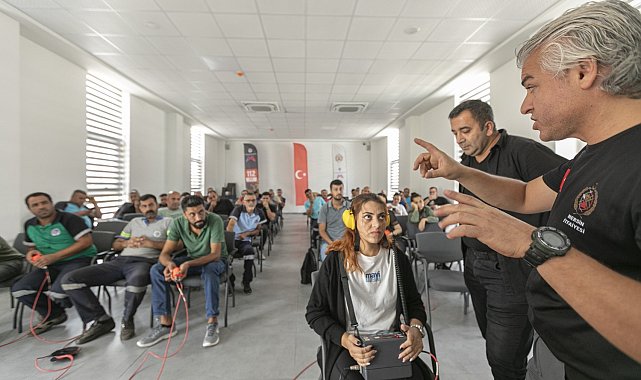 Yenişehir Belediyesi personeline kentsel arama kurtarma eğitimi