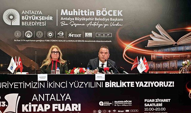 13. Antalya Kitap Fuarı 24 Kasım'da başlıyor
