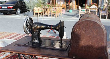 130 yıllık dikiş makinesi yıllara meydan okuyor