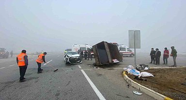 Afyonkarahisar'da trafik kazası: 7 yaralı