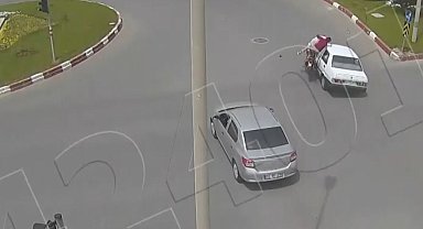 Afyonkarahisar'daki trafik kazaları güvenlik kameralarına yansıdı