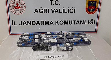 Ağrı'da 10 kilo 232 gram metamfetamin ele geçirildi