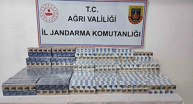 Ağrı'da gümrük kaçağı sigara yakalandı