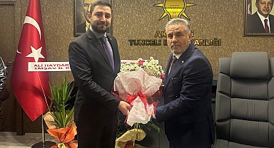 AK Parti Tunceli İl Başkanlığında devir-teslim