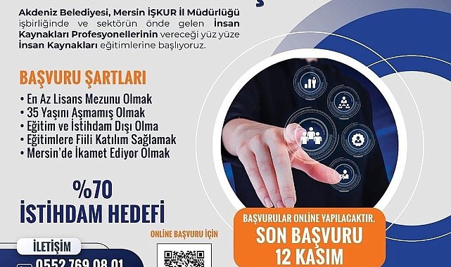 Akdeniz Belediyesi 'insan kaynakları uzmanı' yetiştirecek