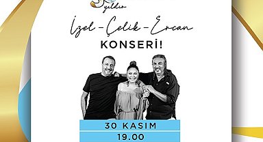 Akmerkez, 30'uncu yılını İzel-Çelik-Ercan konseri ile kutluyor