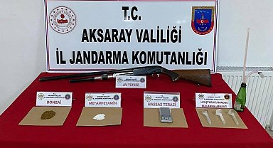 Aksaray'da jandarmadan uyuşturucu operasyonu