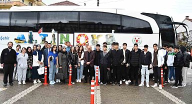Altınovalı liselilerin tarih gezisi sürüyor