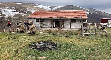 Amasya'da jandarma komandolardan yayla evlerine huzur operasyonu