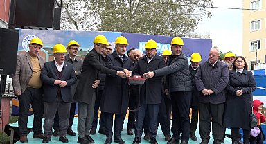Arnavutköy'de 6. yüzme havuzu temeli atıldı
