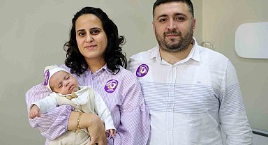 Aslan bebek, 29 yıldır çocuğu olmayan Şahin ailesinin umudu oldu