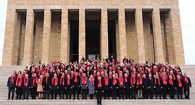 ASO ailesi 60. yılında Ata'nın huzurunda