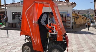 ATV tutkunu Turan dede motoruna gözü gibi bakıyor