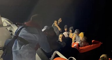 Ayvacık açıklarında Yunan unsurlarınca ölüme terk edilen 47 kaçak göçmen kurtarıldı