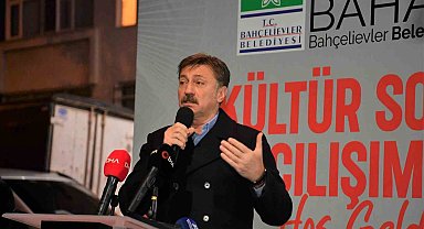 Bahçelievler'de kültürün sanatla buluştuğu sokak açıldı