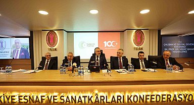 Bakan Işıkhan, TESK istişare toplantısına katıldı