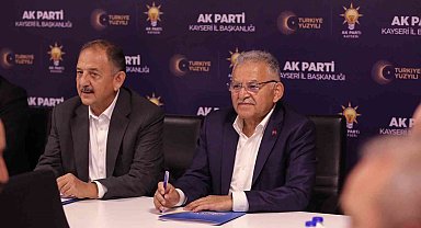 Bakan Özhaseki Ve Başkan Büyükkılıç, AK Parti Kayseri İl Başkanlığı İstişare Toplantısı'na katıldı