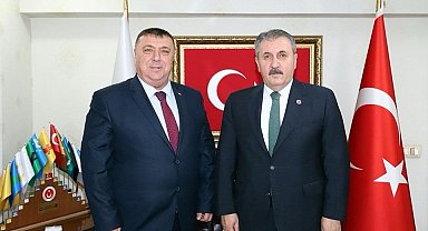 Başkan Alp'ten Destici'ye ziyaret