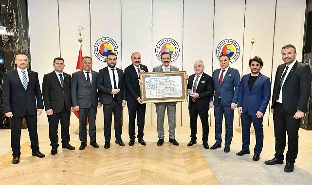 Başkan Altuntepe, Hisacıklıoğlu ile görüştü