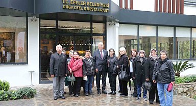 Başkan Atay, Doğa Otel'de özel konuklarıyla buluştu