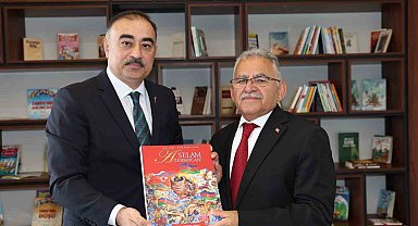 Başkan Büyükkılıç, Azerbaycan Büyükelçisi Mammadov ile bir araya geldi
