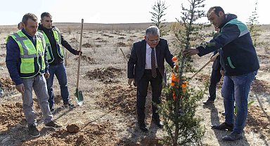 Başkan Büyükkılıç ile Kayseri'de 5 yılda 549 bin 735 adet ağaç ve çalı toprakla buluştu