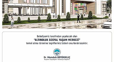Başkan Büyükkılıç'tan Altınoluk'a sosyal yaşam merkezi müjdesi