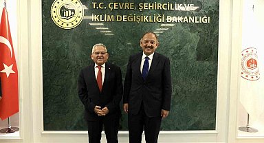 Başkan Büyükkılıç'tan Bakan Özhaseki'ye ziyaret