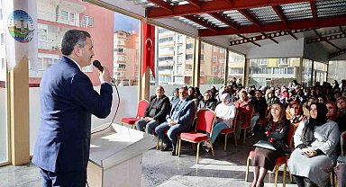 Başkan Eroğlu, "Hanım kardeşlerimiz için hibe desteğimiz 2024 yılında başlıyor" dedi.