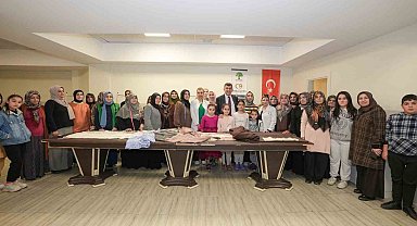 Başkan Fadıloğlu, üreten yetim anneleri ziyaret etti
