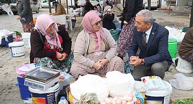 Başkan Kaplan üretici kadınlara köylü pazarı müjdesi verdi