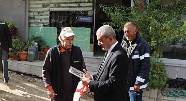 Başkan Kaplan'ı duygulandıran sürpriz hediye