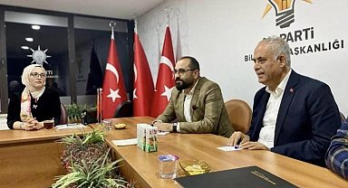 Başkan Yaman, AK Parti Bilecik Merkez İlçe Başkanlığı haftalık olağan toplantısına katıldı