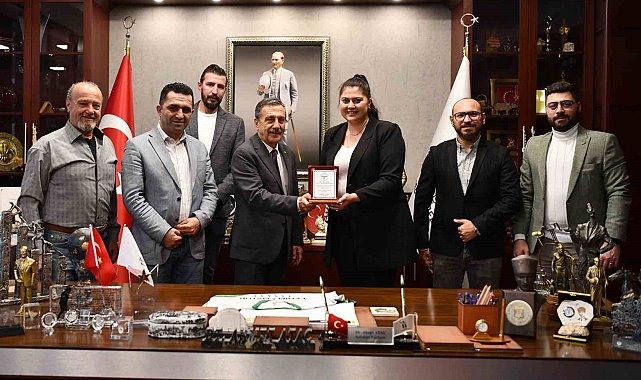 Batıkentspor Kulübü'nden Başkan Ataç'a ziyaret