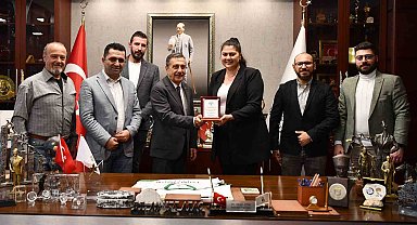 Batıkentspor Kulübü'nden Başkan Ataç'a ziyaret