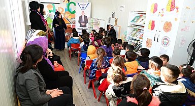 Battalgazi'de çocuklara masal dinletisi